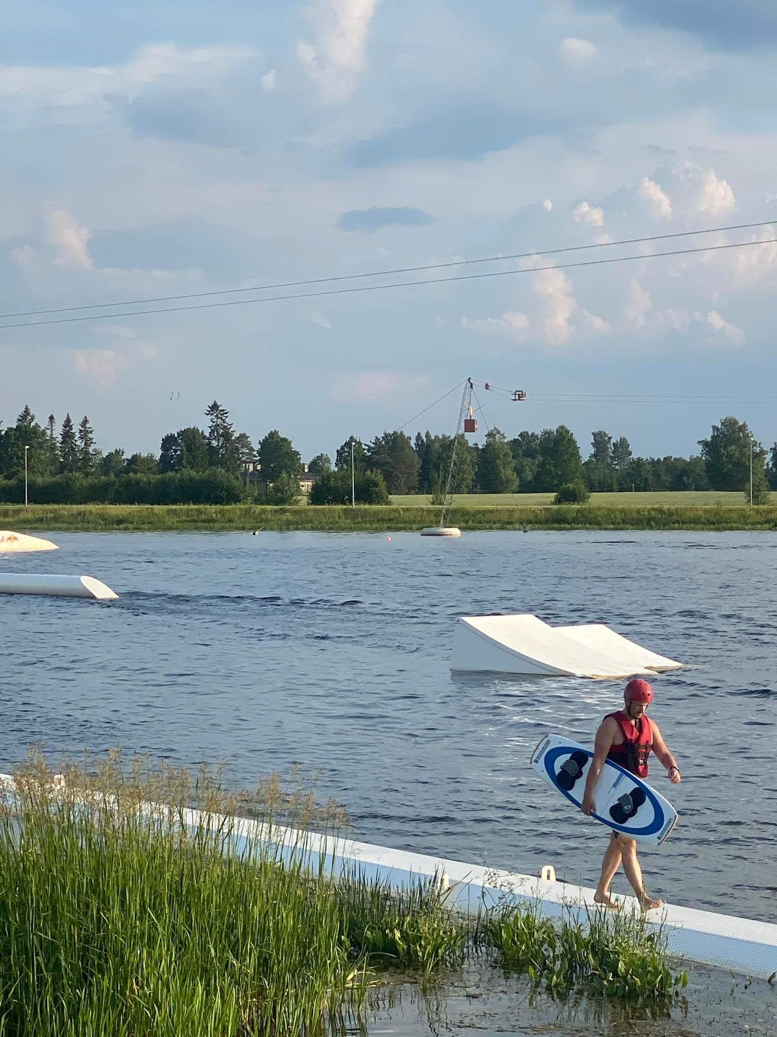 wakeboarding